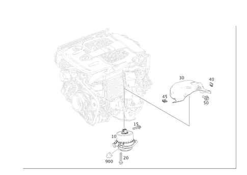 Engine Suspension for 1999 Mercedes-Benz S600 #0