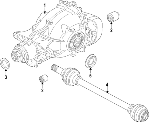 Drive Axles for 2024 BMW XM #0