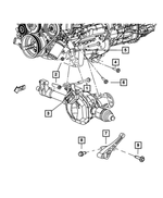 6101062 - 3.7L Gas; Engine: Hex Head Bolt, Mounting for Mopar Image