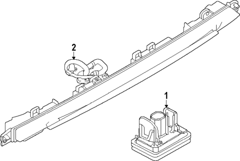 License Lamps for 2025 Mazda CX-90 #0