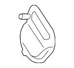 52107409759 - : Latch Cover for Mini: Cooper, Cooper Clubman, Cooper Countryman Image