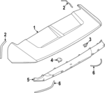 960305MP2E - : Spoiler for Nissan: ARIYA Image