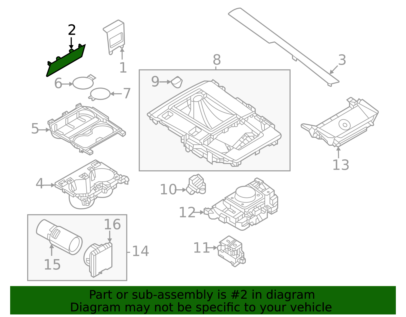 VA40-64-360A-02 - Console Compartment - 2023-2025 Mazda CX-50