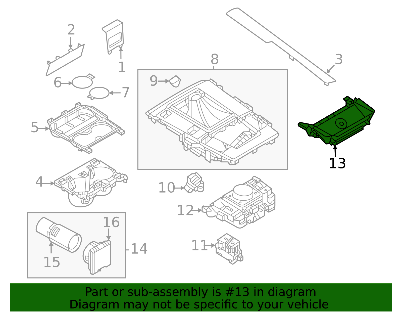 VC85-66-CHXA - Console Trim Panel - 2025 Mazda CX-50 | Mazda Swag