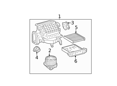 Blower Motor & Fan for 2002 Toyota Camry #0