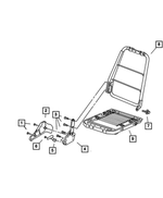 UA121DVAA - Interior Trim: Seat Cushion Shield, Right, Power for Mopar Image