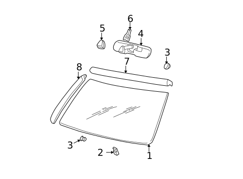 Reveal Moldings for 2001 GMC Jimmy #0