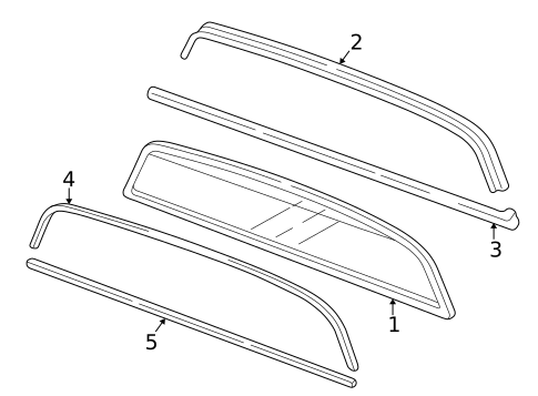 Divider Window for 1994 Acura NSX #0