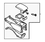 969051MA4D - Body: Console Assembly for INFINITI: M35h, M37, M56 Image