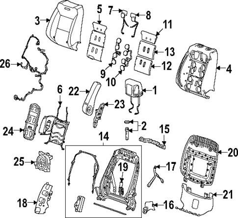 Second Row Seats for 2024 Chevrolet Silverado EV #1