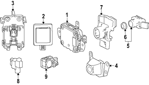 Electrical Components for 2025 Lexus LX700h #2