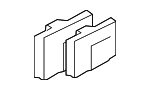 87758BE000 - Body: Wheel Opening Molding Retainer Clip for Hyundai Image