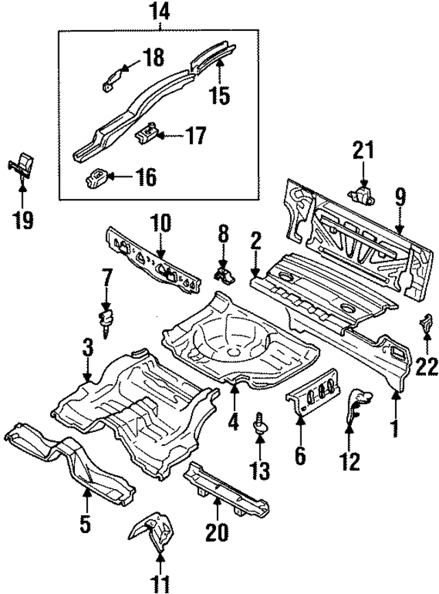 7559260U00 - : Mount Bracket for Infiniti Image