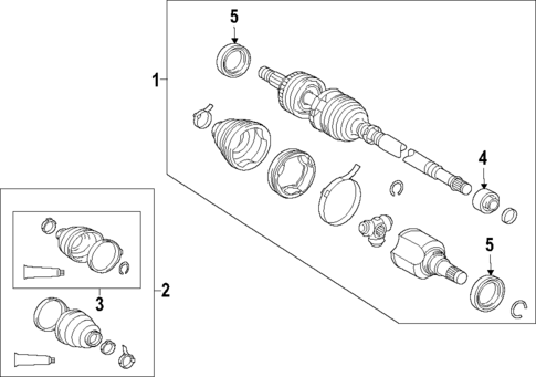 Axle Shafts & Joints for 2013 Toyota Prius #0