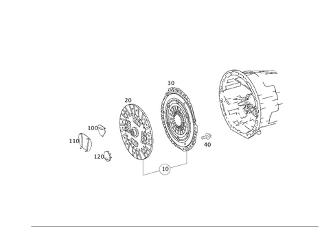 Clutch for 2008 Mercedes-Benz CLK350 #0