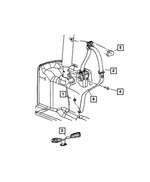 1PU18DX9AB - Restraints: Cargo Trim Bezel, Right for Mopar Image