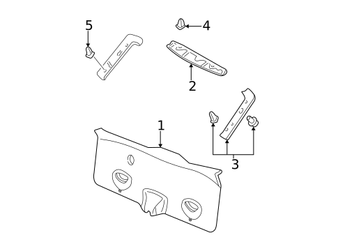 Interior Trim for 2003 Ford Focus #0
