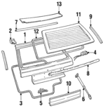 MB537072 - Body: Lock for Dodge: Colt Image