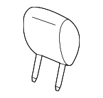 5L7Z78611A08ABA - Body: Headrest for Lincoln: Navigator Image
