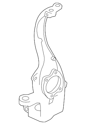 4G0407253A - Suspension: Steering Knuckle for Audi Image