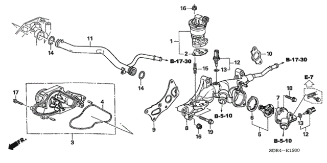 Water Pump for 2007 Honda Accord #0