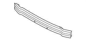 8R0807113D - Body: Bumper Impact Bar for Porsche Image