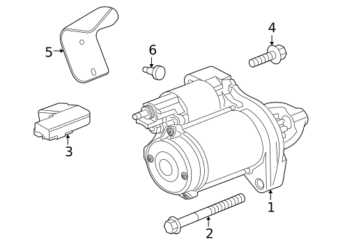 Starter for 2014 Jaguar XKR #0