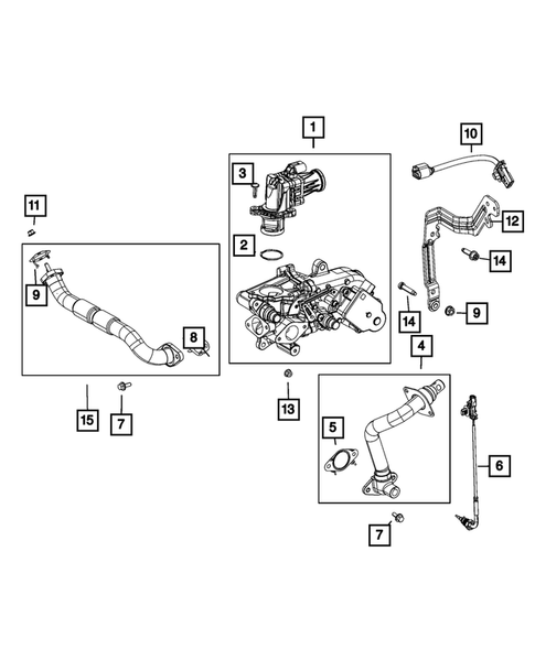 EGR System for 2018 Jeep Wrangler #1