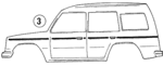MB724276 - : Stripe Tape for Mitsubishi Image
