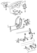 16089091 - : Sensor for Buick: Commercial Chassis, Roadmaster | Chevrolet: Caprice | Oldsmobile: Custom Cruiser Image