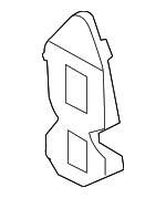 41117044668 - Body: Bumper Bracket for BMW: 745i, 745Li, 750i, 750Li, 760i, 760Li, Alpina B7 Image