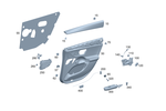 2957308001 - Rear Door: Door Trim for Mercedes-Benz Image