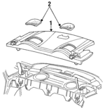 F2DZ5446668AAJ - Body: Pkg Tray Trim for Ford: Taurus Image