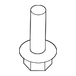 957010602508 - Electrical: Bracket Bolt for Honda: Accord, Civic, Clarity, CR-V, Element, Fit, HR-V, Odyssey, Passport, Pilot, Ridgeline, S2000 Image