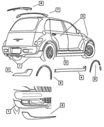82205731 - Mopar Accessories - Component Parts: Air Dam Fascia Kit for Mopar Image image
