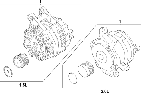 Alternator for 2025 Ford Bronco Sport #1
