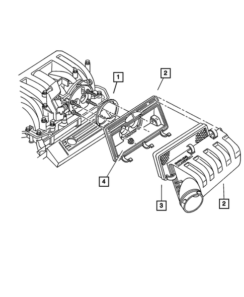 Air Cleaner for 2001 Dodge Ram 2500 #0