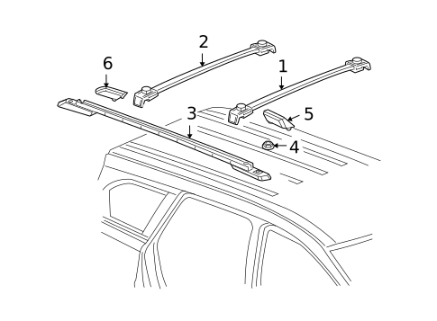 Luggage Carrier for 2017 Dodge Journey #0