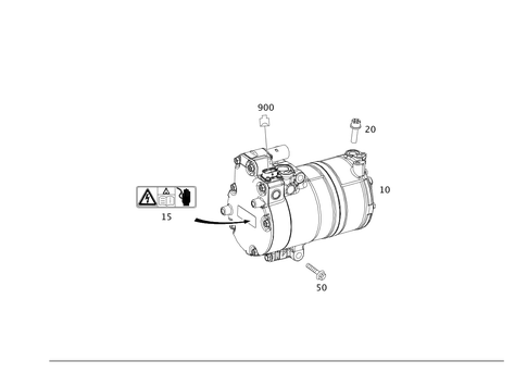 Refrigerant Compressor for 2013 Mercedes-Benz E400 #0