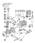 6505306AA - Front Suspension &amp; Drive: Truss Head Screw, Mounting for Mopar Image