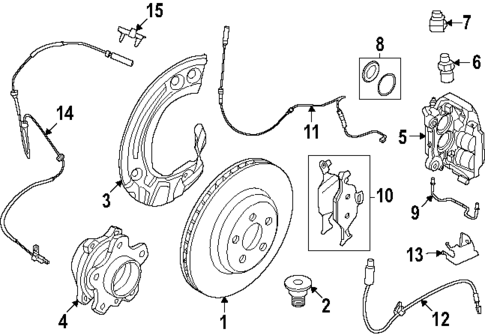 Front Brakes for 2025 BMW 430i xDrive #1