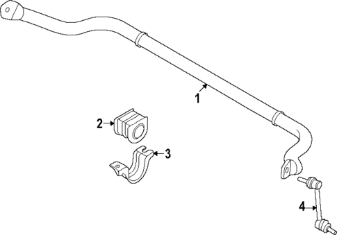 Stabilizer Bar & Components for 2025 Nissan Armada #1