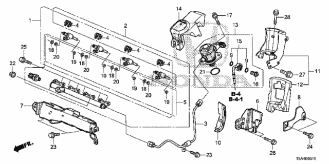 Fuel Injector for 2016 Honda Fit #0