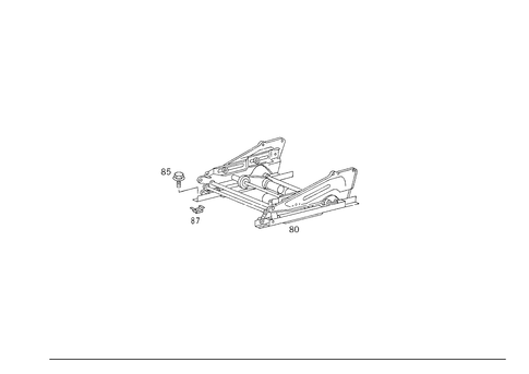 Seat Adjuster for 1993 Mercedes-Benz 400SEL #0