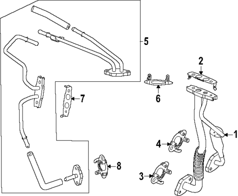 Turbocharger & Components for 2025 Buick Enclave #1