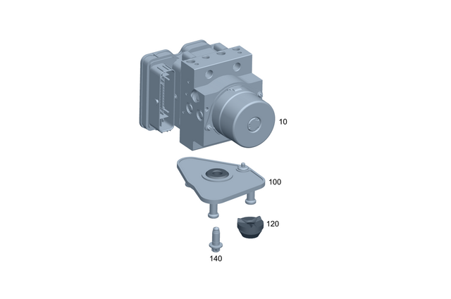 4659009500 - Brake System: Control Unit for Mercedes-Benz Image image