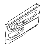 9477713 - Body: Door Trim Panel for Volvo: C70 Image