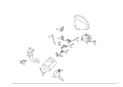 Switch for 2002 Mercedes-Benz CL500 #0