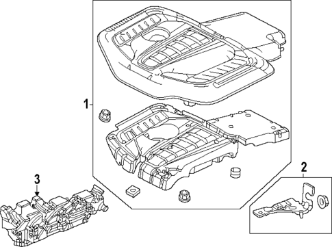 Engine Appearance Cover for 2023 Jeep Grand Wagoneer L #0