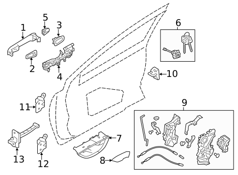 Front Door for 2017 Subaru Impreza #0